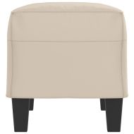 Пейка, кремава, 70x35x41 см, микрофибърен плат