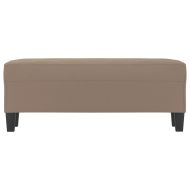 Пейка, таупе, 100x35x41 см, микрофибърен плат