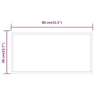 LED огледало за баня, 80x40 см