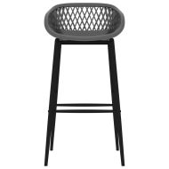 Бар комплект от 7 части, черно и сиво