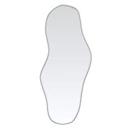 Стенно огледало сребро 90x40 см