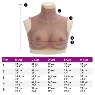 Силиконов нагръдник, кафеникав, C чашка