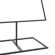 Метална коледна елха за декорация черна 150 см