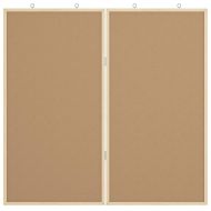 Дъска с известия Черно 80 x 80 x 1.4 см Борово дърво масив