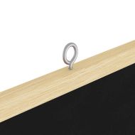 Дъска с известия Черно 80 x 80 x 1.4 см Борово дърво масив