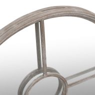 Градинско огледало пясъчно 40x4 см желязо кръгло за открито