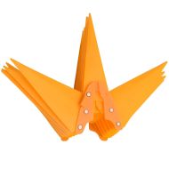 Коледни лампи с шипове, 3 бр, LED, сгъваеми, жълта, 57 см