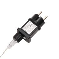 Коледни лампи с шипове, 3 бр, LED, сгъваеми, жълта, 57 см
