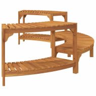 Около полукръгла гореща вана Кафяво 252 x 112 x 55,5 см