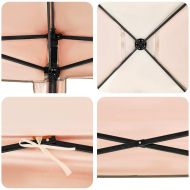 Шатър Оранжево 290 x 290 x 251 см текстил