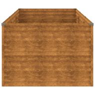 Градинска повдигната леха 290x100x69 см кортенова стомана