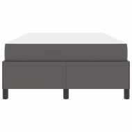 Рамка за легло с матрак Сив 120 x 190 cm текстил