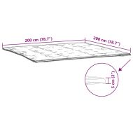 Протектор за матрак, бял, 200x200 см