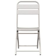 Сгъваем градински стол 2 pcs Бежово 42 x 52 x 82 см