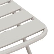 Сгъваем градински стол 2 pcs Бежово 42 x 52 x 82 см