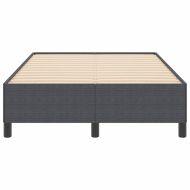 Легло с пружинирана основа Тъмен сив 120 x 200 cm