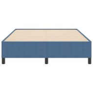 Легло с пружинирана основа Синьо 140 x 200 cm Кордюрова тъкан