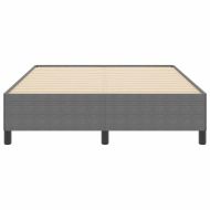 Легло с пружинирана основа Светлосиво 160 x 200 cm