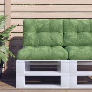 Палетни възглавници, 2 бр, на листа, текстил