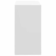 Кутия за бижута 10-слойна с държачи за часовници, бяла, 29x20,5x40,5 см