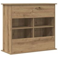 Стойка за аквариум, дъб, 81x36x73 см, инженерно дърво