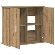 Стойка за аквариум, дъб, 81x36x73 см, инженерно дърво