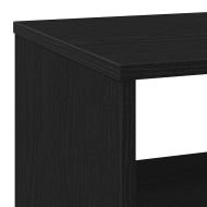 Странична маса, черен дъб, 70x35x60 см, инженерно дърво