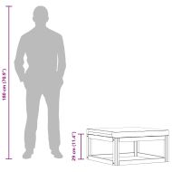 Табуретка, тъмносива възглавница, акациево дърво масив