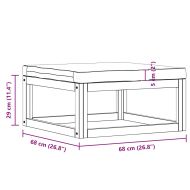 Табуретка, кремава възглавница, акациево дърво масив