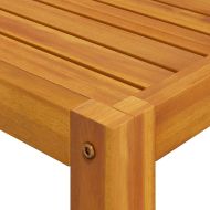 Маса за кафе, 68x68x29 см, акациево дърво масив