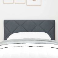 LED глава Тъмен сив 80 cm Кадифе