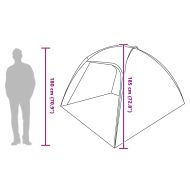 Кабинна палатка с покрив Синьо 370 x 230 x 185 см тафта