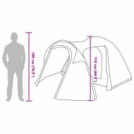 Куполна палатка Купол с покрив Синьо 384 х 254 х 170 см