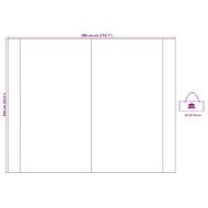 Водоустойчива тента с покрив Зелен