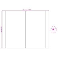 Водоустойчива тента с покрив Зелен