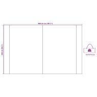 Водоустойчива тента с покрив Синьо