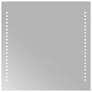 LED огледало за баня, 40x40 см