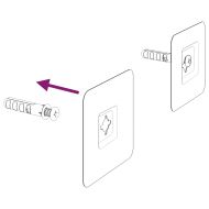 LED огледало за баня, 40x40 см