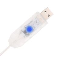 Изкуствена коледна елха с флокиран сняг, 100 LED лампи, 150 см