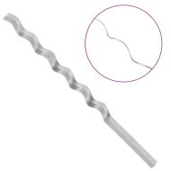 Подкрепа за растение 50 pcs Сребрист 110 x 0.6 x 0.6 см Стомана