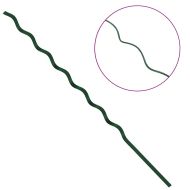 Подкрепа за растение 5 pcs Зелен 110 x 0.6 x 0.6 см Стомана