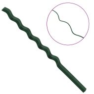 Подкрепа за растение 50 бр. Зелен 150 x 0,6 x 0,6 см Стомана