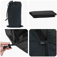 Покривало за стелаж за дърва Черно 600D Оксфордска материя