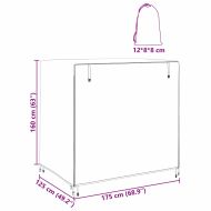 Покривало за градинска люлка Черно