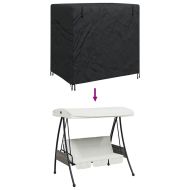 Покривало за градинска люлка Черно