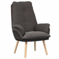 фотьойл Тъмен сив 69 x 74 x 93 см Тъкан Шерпа