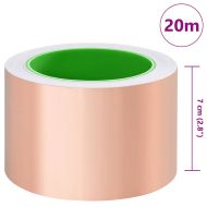 Медна лента за защита от охлюви 6 pcs Мед 70 мм x 20 м Мед