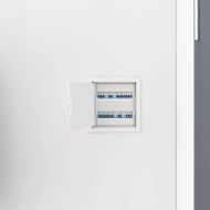 Панели за достъп 2 pcs Бяло 15 x 15 см ABS пластмаса