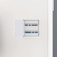 Панели за достъп 2 pcs Бяло 20 x 20 cm ABS пластмаса