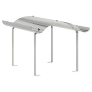 Коминна шапка Сребрист 59,5 x 50 x 36,5 см Неръждаема стомана